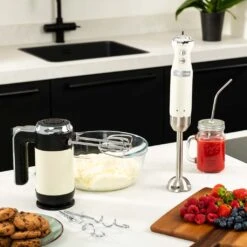 Westinghouse Staafmixer Retro Collections - 600 W - Vanilla White - WKHBS270WH -Keukenwinkel WKHBS270WH Retro Hand Blender 5