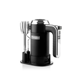 Westinghouse Handmixer Retro Collections - 6 Standen - Liquorice Black - WKHM250BK -Keukenwinkel WKHM250BK Retro Hand Mixer 1 600x600 1