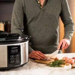 Westinghouse Slowcooker - Uitneembare Keramische Pan - RVS - 6 Liter - WKSC65 -Keukenwinkel WKSC65 Westinghouse Slow Cooker 5