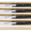 Laguiole Style De Vie Botermessen Zwart - 4 Stuks -Keukenwinkel botermesjes zwart kl 1 2