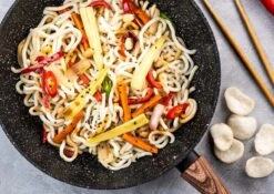 Westinghouse Wokpan Marble Wood - ø 30 Cm - Standaard Anti-aanbaklaag -Keukenwinkel dsvsdc