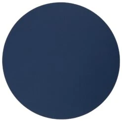Jay Hill Placemats - Vegan Leer - Grijs / Blauw - Dubbelzijdig - ø 38 Cm - 6 Stuks -Keukenwinkel jay hill placemat blauw rond 1