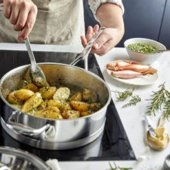 Demeyere Hapjespan Atlantis 7 - ø 28 Cm / 4.8 Liter + Deksel -Keukenwinkel pdp masonry content demeyere atlantis 7 low pan inductoseal 750x750 1