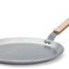 De Buyer Pannenkoekenpan Mineral B Hout - ø 24 Cm - Zonder Antiaanbaklaag -Keukenwinkel poele a crepes en acier mineral b bois