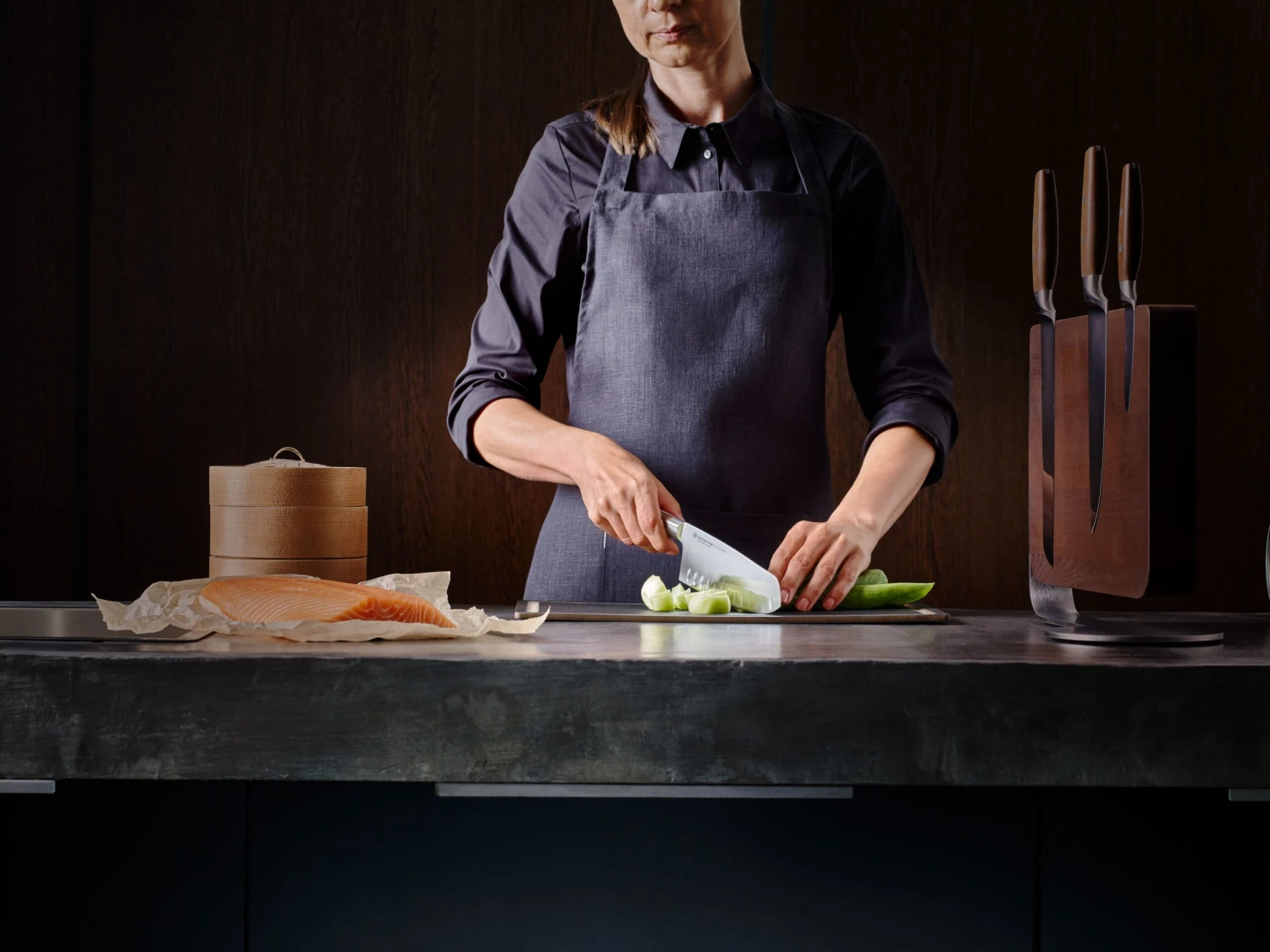 Wusthof Santokumes Gourmet 17 Cm 4 Wusthof Santokumes Gourmet 17 Cm - Afbeelding 2