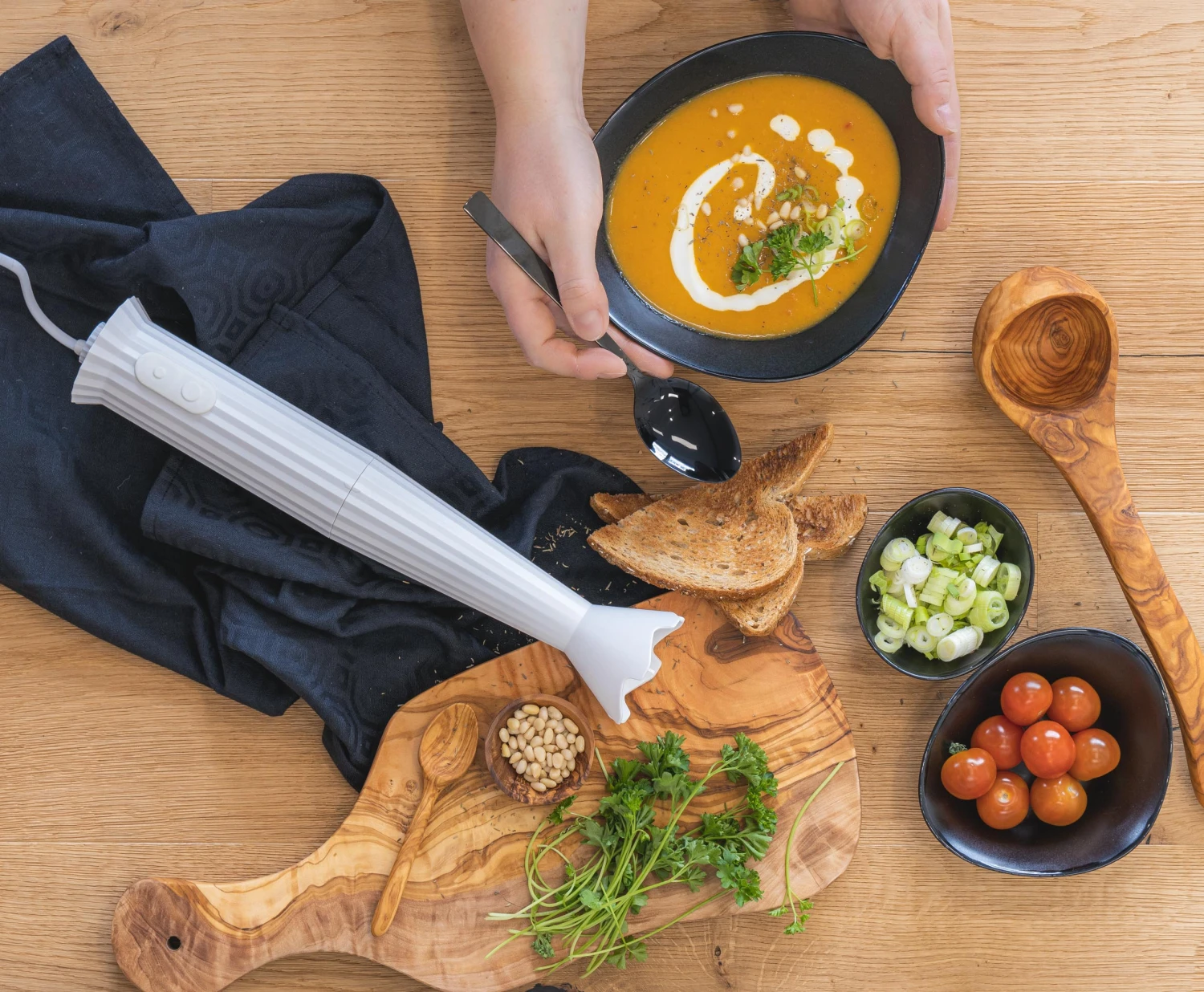 Alessi Staafmixer Plissé - 2 Standen - Wit - Michele De Lucchi - MDL10 W 6 Alessi Staafmixer Plissé - 2 Standen - Wit - Michele De Lucchi - MDL10 W - Afbeelding 4