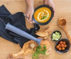 Alessi Staafmixer Plissé - 2 Standen - Grijs - Michele De Lucchi - MDL10 G -Keukenwinkel staafmixer 3